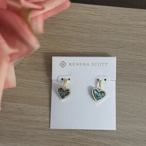 Kendra Scott Iridescent Heart Earrings